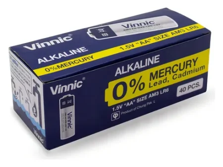 Pilas AA Vinnic Alcalina Termoselladas A Granel